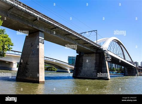 The Merivale Bridge is a double track railway bridge over the Brisbane ...