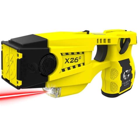 TASER® X26C Police Stun Gun Yellow w/ Targeting Laser - The Home Security Superstore