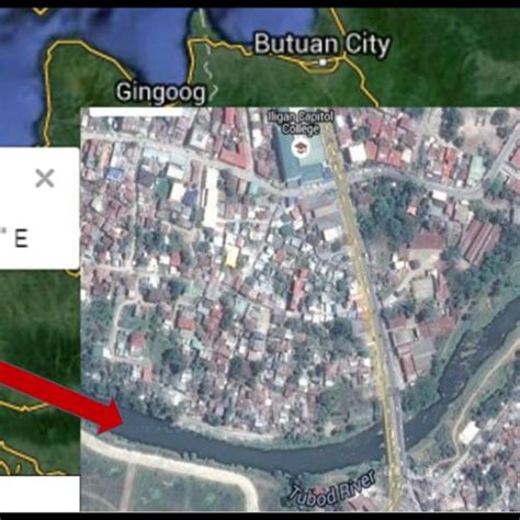 Map of Iligan City showing the Tubod River | Download Scientific Diagram