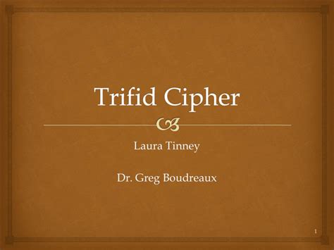 Trifid Cipher