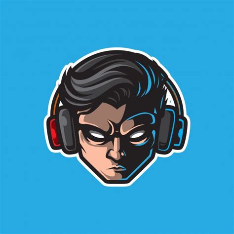 Premium Vector | Gamer mascot logo, gaming badge | Idee per tatuaggi, Idee, Chiappe