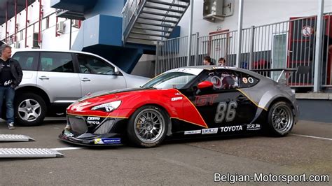 Toyota GT86 Turbo racecar - first shakedown at Zolder 2014 (incl ...