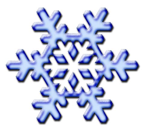 Blue Snowflakes Clipart | Free download on ClipArtMag