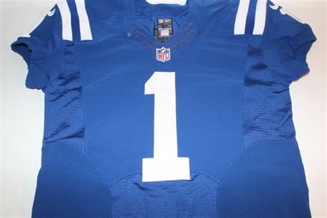 STS - COLTS PAT MCAFEE GAME WORN AND SIGNED COLTS JERSEY (NOVEMBER 20, 2016) JERSEY WASHED BY ...