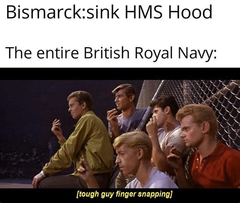 RIP Bismarck King of the ocean : r/HistoryMemes