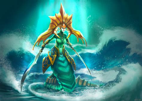 ArtStation - Naga Siren Fan Art