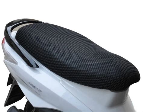 Honeycomb Motorcycle Cool Seat Cover Summer Mesh Polyester Breathable Anti slip seat covers for ...