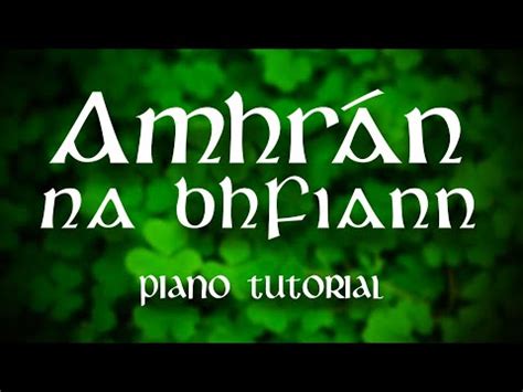 Amhrán na bhFiann (National Anthem of Ireland) – Piano Tutorial | Sheet ...