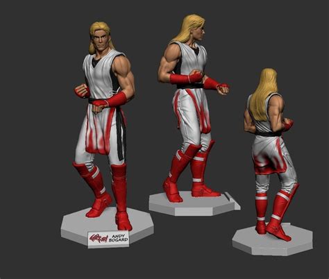 Andy Bogard Fatal Fury 3D model 3D printable | CGTrader