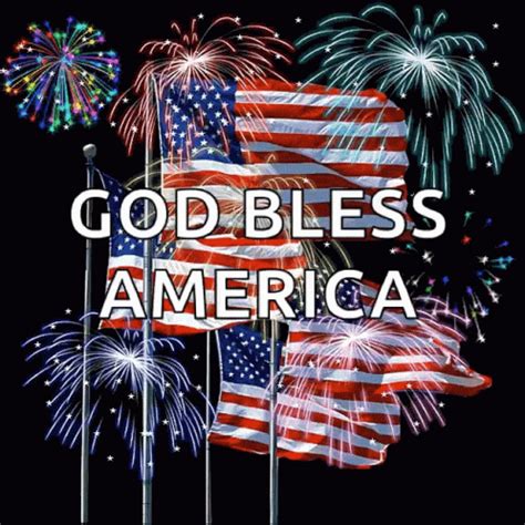 God Bless America American Flag GIF - God Bless America American Flag Fireworks - Discover ...