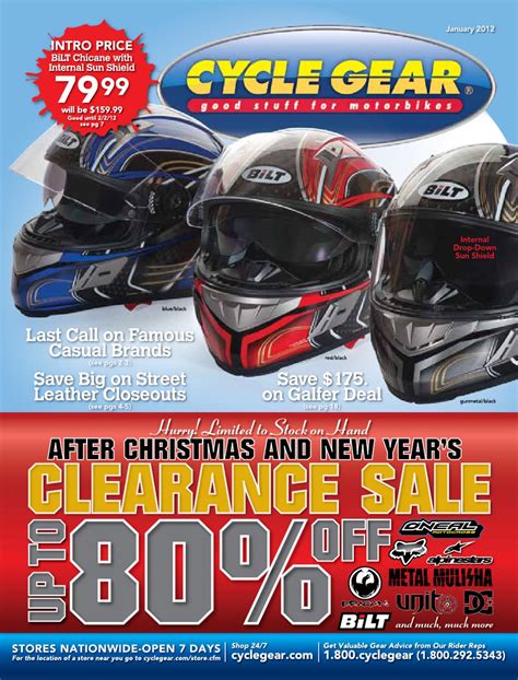 Cycle Gear January Clearance by Cycle Gear - Issuu