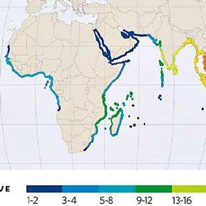 1. World map of the mangrove distribution zones and the number of... | Download Scientific Diagram