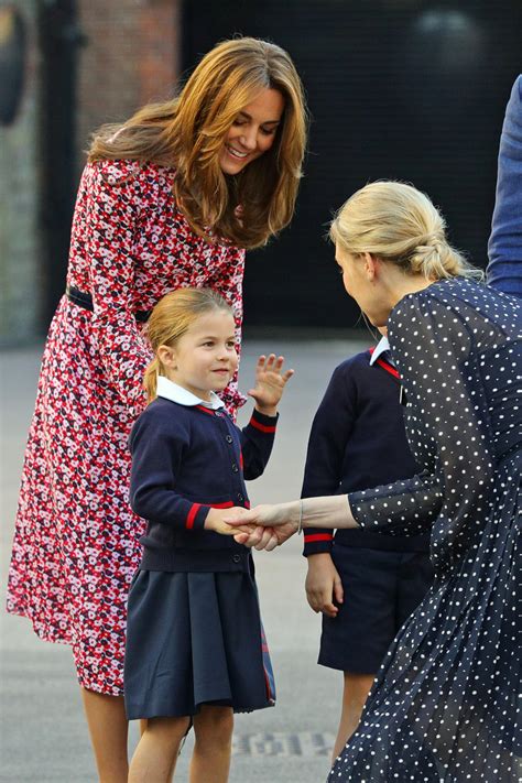 Princess Charlotte Looks Adorable In Her Uniform On First Day Of School | iHeart