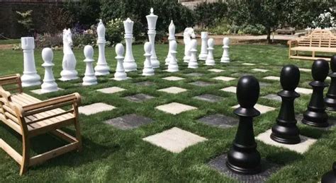 Backyard Chess Set - Amazing Backyard Ideas