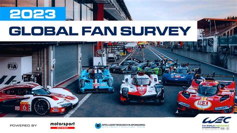 FIA WEC and Motorsport Network team up to launch Global WEC Fan Survey ...