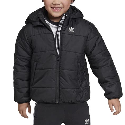 ADIDAS KIDS JACKET BLACK/WHITE REFLECTIVE