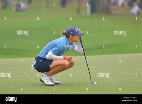 Azahara Munoz of Spain in Honda LPGA Thailand 2018 at Siam Country Club ...