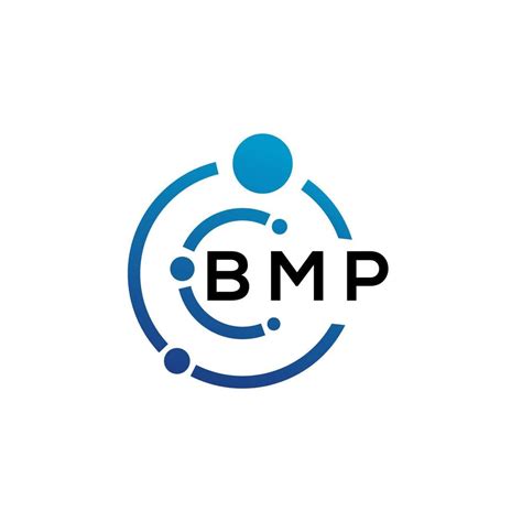 BMP letter logo design on white background. BMP creative initials letter logo concept. BMP ...