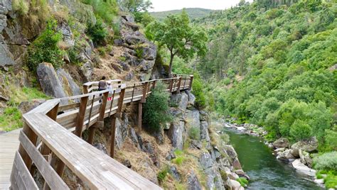 Over 8.5 km long, Passadiços do Paiva takes you through Serra da Freita - Exploring Portugal ...