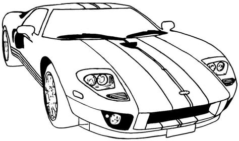 Printable Coloring Pages Of Sports Cars - Coloring Home