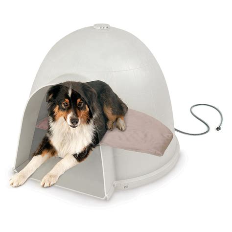 K&H Lectro-Soft™ Outdoor Igloo-Style Heated Dog Bed & Cover — K&H Pet ...