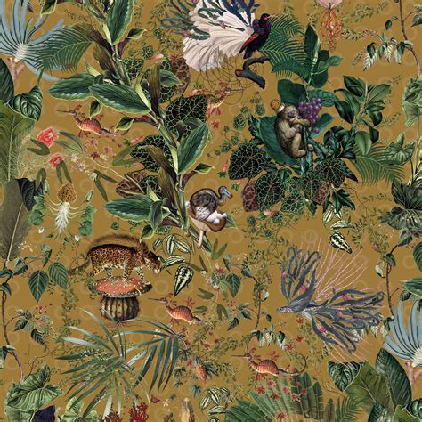 Arte x Moooi Wallcovering Menagerie of Extinct Animals Wallpaper – Jane Richards Interiors