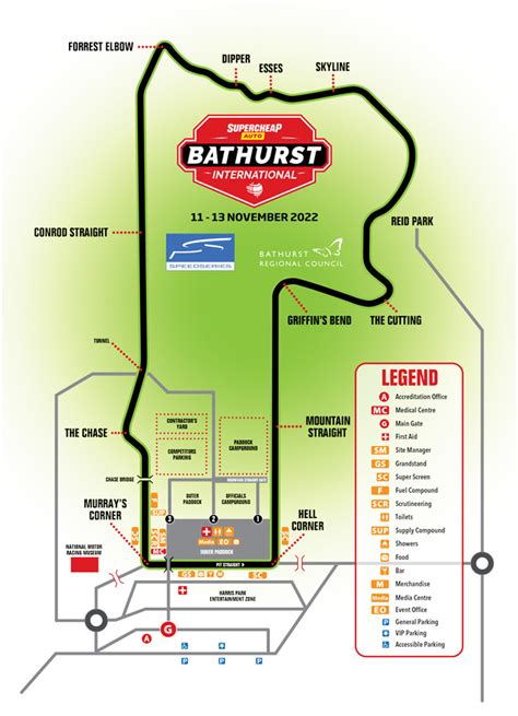 Track Map - Bathurst International