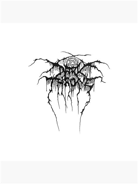 "black darkthrone metal band logo" Poster for Sale by strahanciara | Redbubble