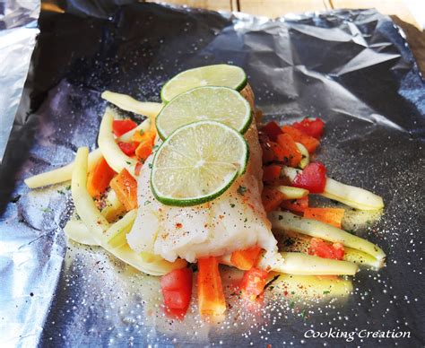 Cooking Creation: Grilled Zesty Haddock & Vegetable Foil Packets