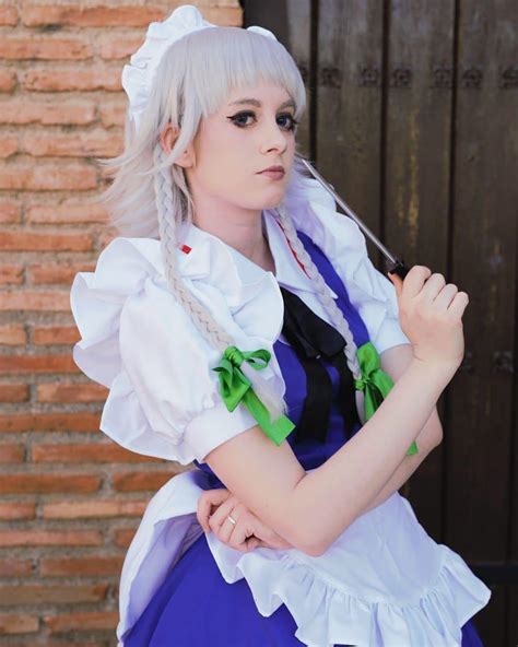 My Sakuya cosplay! : r/touhou