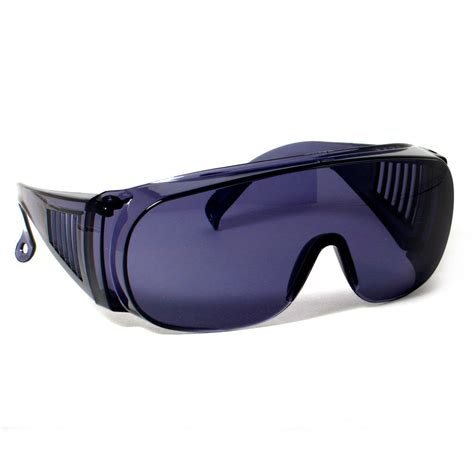 1003S Over Glasses UV Protection in Smoke - Low Vision Glasses