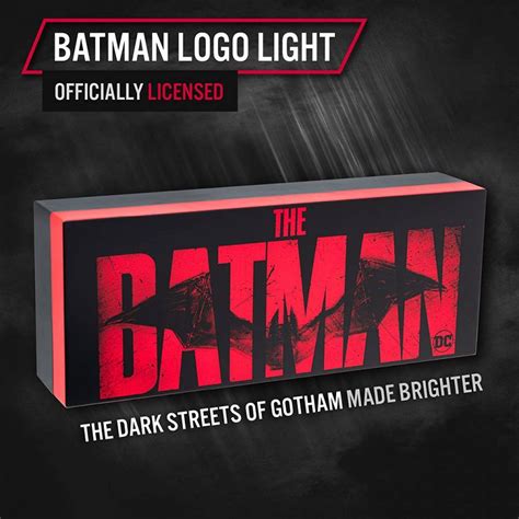 Portable Light Lamp THE BATMAN Logo | Logigraf