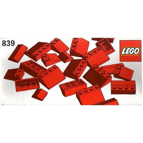 LEGO Red Roof Bricks Parts Pack, 33° Set 839 | Brick Owl - LEGO Marketplace