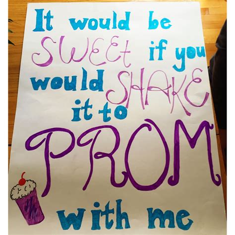 I made a poster for my friend's promposal! Turned out super cute! | Prom posters, Cute prom ...