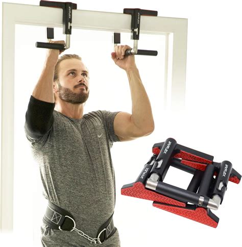 Amazon.com : Jayflex CrossGrips Compact Pull Up Bar - Pull Up Bar Door Frame for Work from Home ...
