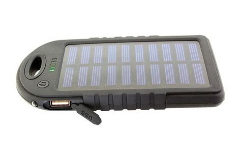 US14 ŁADOWARKA SOLARNA SOLAR POWER BANK 5000mAh - 7563731462 - oficjalne archiwum Allegro