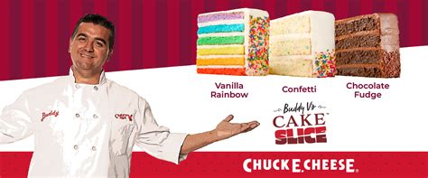 Buddy V's Cake Slices | Buddy Valastro | Chuck E. Cheese