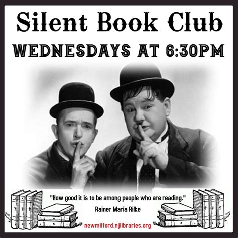 silent book club ig REVISION – Made with PosterMyWall – New Milford ...