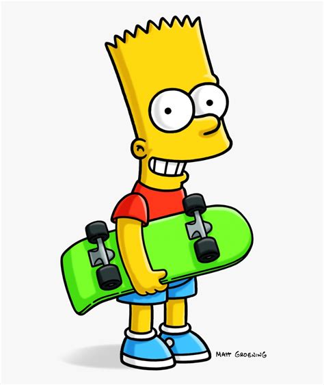 Skateboarding Clipart Bart Simpson - Bart Simpson , Free Transparent ...