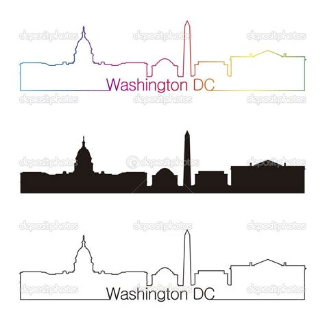 Washington Dc Skyline Silhouette at GetDrawings | Free download