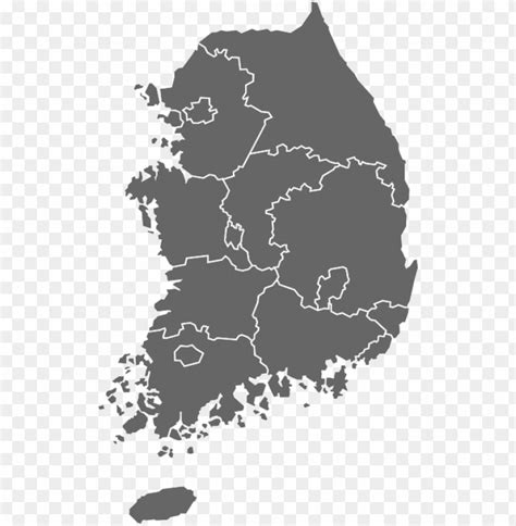 South Korea Map Outline Fridge Magnet Collectibles 5884seihan Kitchen ...