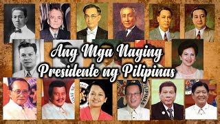 MGA PANGULO NG PILIPINAS (PRESIDENTS OF THE PHILIPPINES) ️ Latest 2022