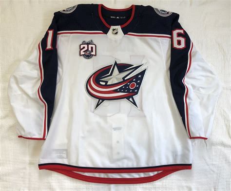 2020-21 Max Domi Columbus Blue Jackets Away Jersey Front | Flickr