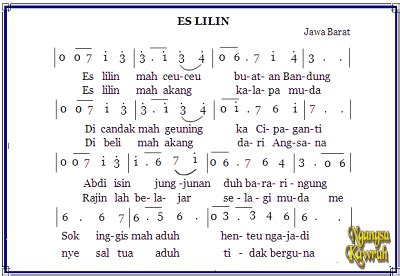 Lagu daerah Jawa Barat - Es Lilin | Baraya Pasundan