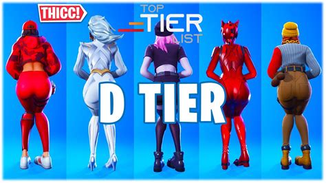 Thicc Fortnite Skins Tier List - Ultimate Ranking (2023)