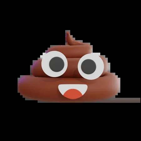 Poop Emoji Emoji 3D Icon download in PNG, OBJ or Blend format