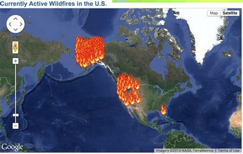 This Interactive Map Shows All the Places the US Is On Fire | Interactive map, Map, Frightening