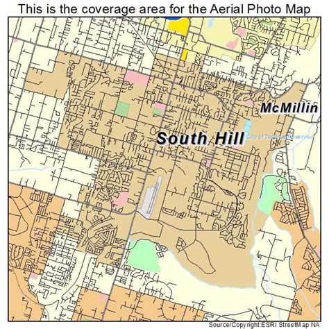 Aerial Photography Map of South Hill, WA Washington