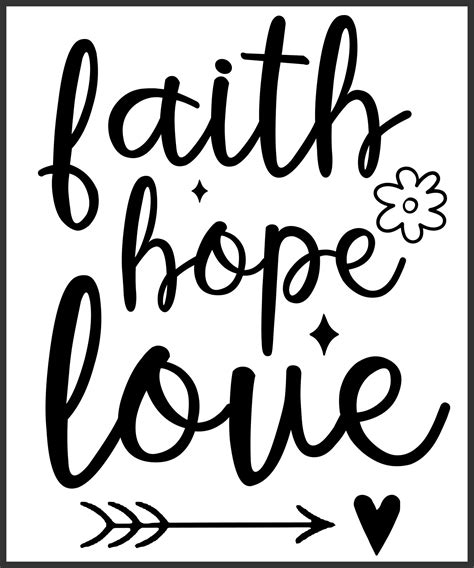 Faith hope love. Christian Sayings and Bible Verse. Christian Quotes Hand Lettering Scripture ...