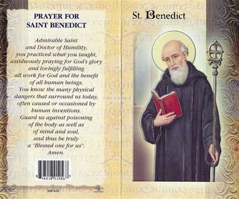 Benedict Spiritual Protection Prayer Card | ubicaciondepersonas.cdmx.gob.mx